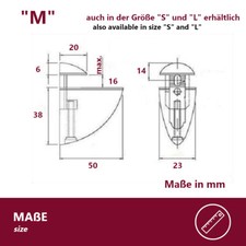 Regalbodenträger 8 Stück