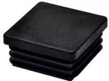 Gleitkappen für Vierkantrohr Kunststoff schwarz verschiedene Größen