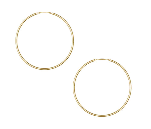 Echt gold 333 creolen ohrringe - echt,