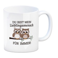 Zwei niedliche Eulen