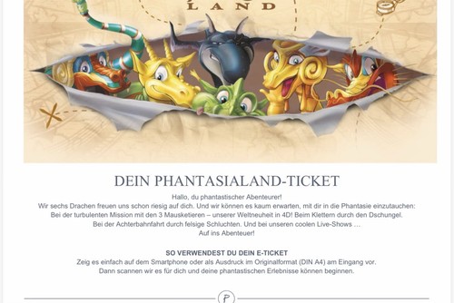 Phantasialand tickets für den - phantasialand,