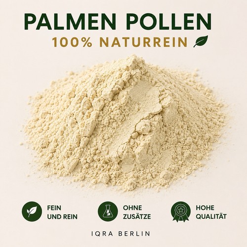 Palmpollen pulver 50g dattel - |,