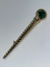 vergold. Stab-Brosche mit