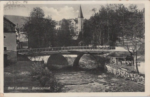 Postcard bad landeck - bad,