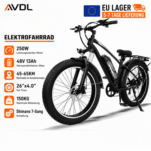 Avdl a35 fatbike - e-fatbike, 250w