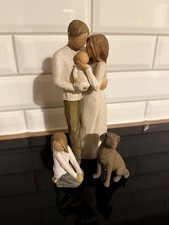 3er Set Willow Tree Familie