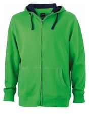 James+Nicholson Men´s Lifestyle Zip-Hoody mit Kaputze S-3XL JN963 (C)