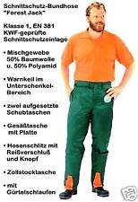 Schnittschutzhose Bundhose Gr. 60 Forest-Jack Schnittschutz - A - vorn Klasse 1
