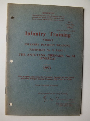 Infantry training vol 1 - infantry,