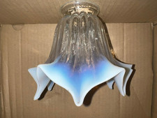 Stilarts Lampenglas Jugendstil antik Ersatzglas Lampenschirm irisierend Fehlstel