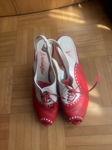 Damen peeptoe sandalen rot - damen,