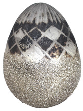 Osterei -Ei gold bronze beige