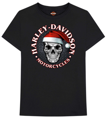 Harley davidson santa skull - santa,