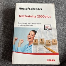 Hesse/Schrader: Testtraining 2000plus + ActiveBook: Eins... | Buch | Zustand gut