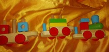 Holz Eisenbahn Zug Set Kinder