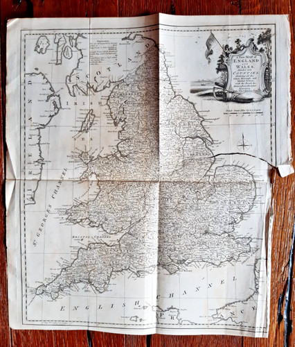 Eine neue karte von england - eine,