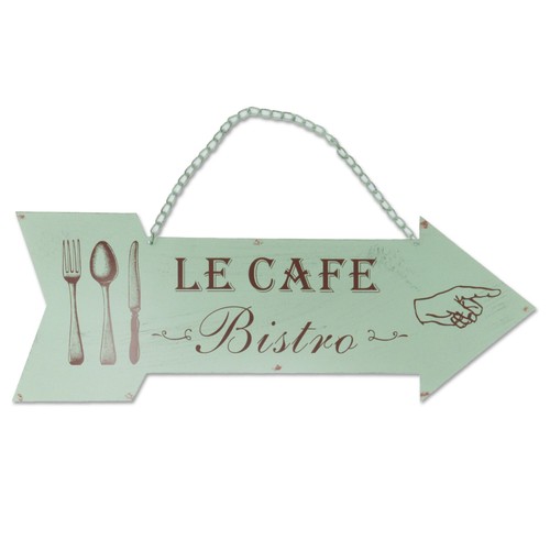Cafe bistro wandschild - le,