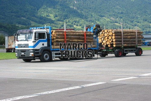Lkw foto man - man, wood