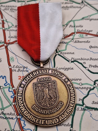 Oderflut 1997 medaille - oderflut,