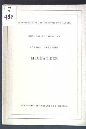 Berufsbildungsplan für den