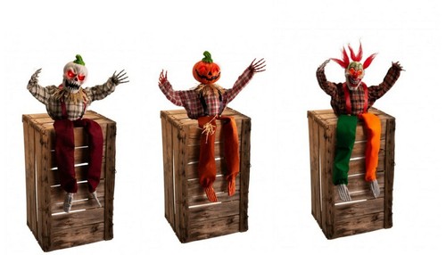 Sitzender clown kürbis - 71,
