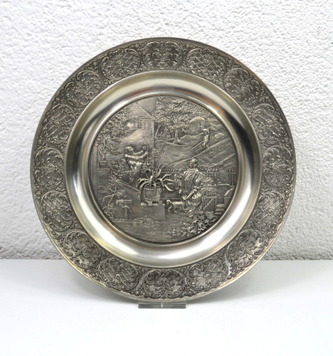 Zinnteller zinn becker - zinnteller,