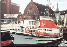 AK Seenot-Rettungskreuzer Hindenburg Kieler Schiffahrtsmuseum Stempel (Nr. 2274)