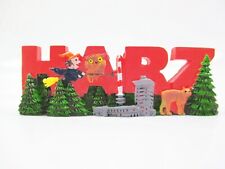 Harz Hexe Brocken Poly Magnet Germany Souvenir Luchs Wald Neu