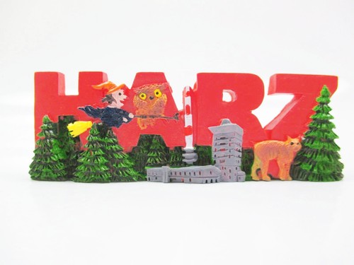 Harz hexe brocken poly magnet - poly,
