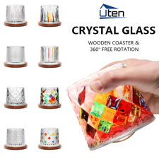 Whiskygläser Wassergläser 275ml Whiskyglas Gläser Kristallglas mit Sockel