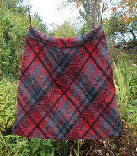  Rock - Wollock - S.Oliver - Karo rot-grau kariert - Gr. S - gut erhalten