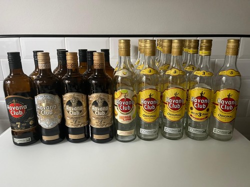Leere havana club flaschen - club,