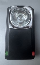 Alte Signaltaschenlampe mit Farbschieber schwarz guter Zustand !