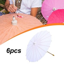 6x Papierschirme Zum