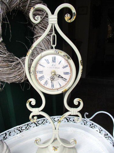 Große tischuhr shabby - große, tischuhr-shabby