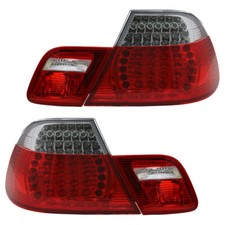 LED Rückleuchten Heckleuchten Set für BMW E46 Coupe Bj. 99-03 Rot/Chrom