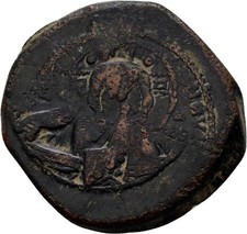 Byzanz Follis Christus Bronze
