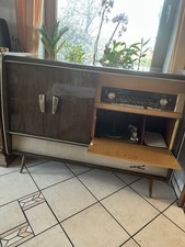 Antik BLAUPUNKT Konzertschrank von 1959 Musiktruhe Radio Plattenspieler Kommode
