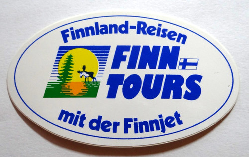 Werbe aufkleber finn - werbe-aufkleber, finn-tours
