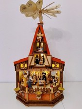 Weinacht Haus Krippe Holz Vintage Dekoration