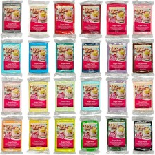 Funcakes Rollfondant 250g freie Farbwahl farbiges Fondant Zuckermasse Tortendeko
