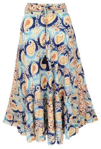 Langer boho stufenrock - langer,