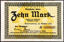 Quedlinburg 1918 mark - 1918,