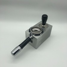 Tamperstation Alu geschliffen Siebträger BFC LAMARZOCCO ECM ROCKET E61 Geschenk