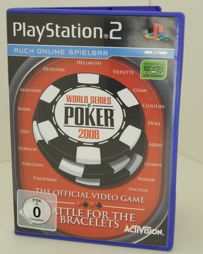 Ps2 world poker 2008 - 2008, wsop