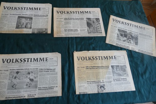 Ddr zeitungen volksstimme - ddr-,