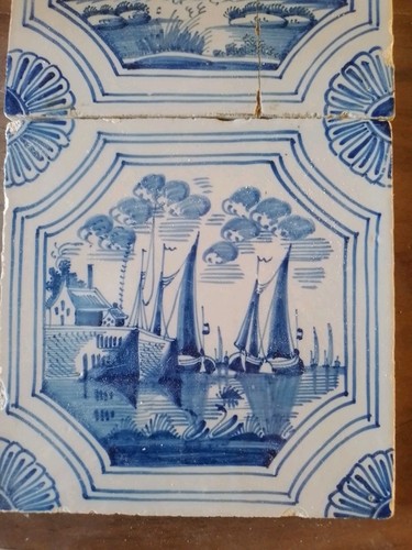 Delfter fliesen hafen warft - delfter,
