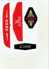 6X Aufkleber Solex Velosolex