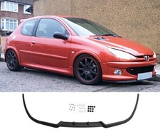 Für Peugeot 206 Front Spoiler Lippe Frontlippe Frontansatz + Anbaumaterial