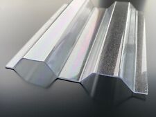 Polycarbonat Trapezplatte KRISTALL   70/18 klar   1,2mm Lichtplatte SONDERPOSTEN